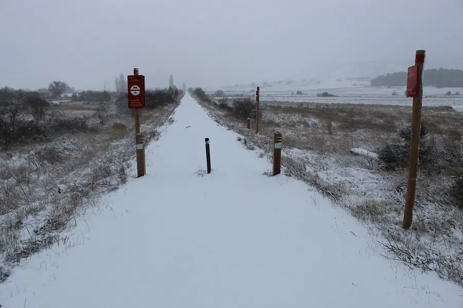 Nevada Camino Natural en Cabrejas