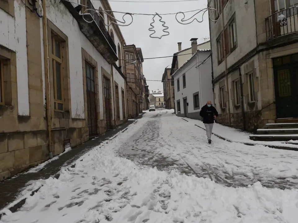 Nevada en Covaleda. Foto Nieves de Diego