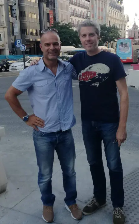 CON EL HIJO MAYOR DE CLINT