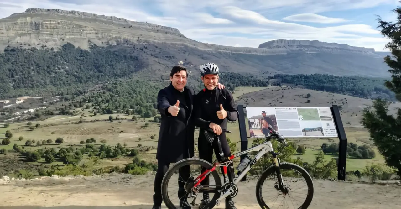 CON EMETERIO MARTIN, EL ALCALDE DE SILOS