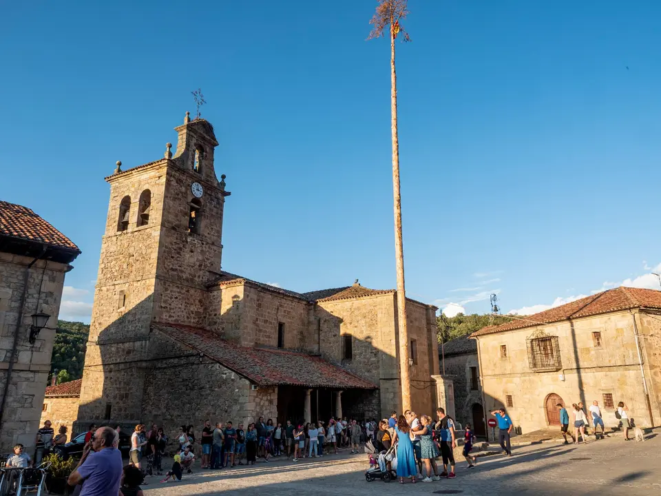 P826001526 de agosto de 2023. Tirada del Mayo. Molinos de Duero. Foto Ángel Leiva