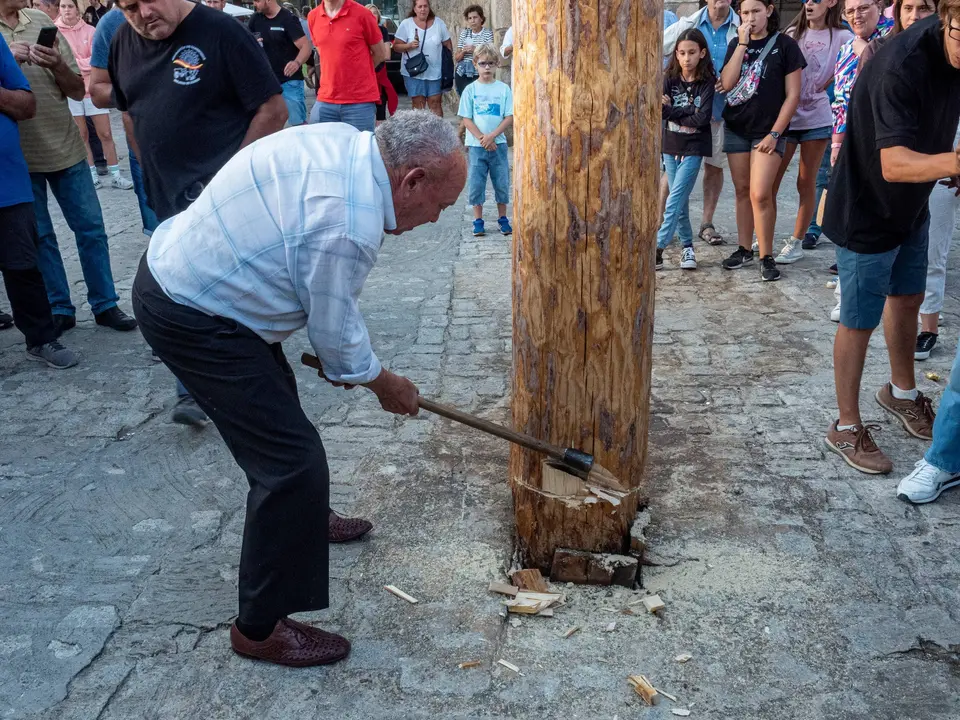 P826006326 de agosto de 2023. Tirada del Mayo. Molinos de Duero. Foto Ángel Leiva