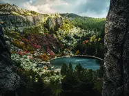 Elementos paisaj&iacute;sticos que nos encontramos en la Laguna Negra, Vinuesa