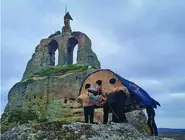 Salida de la Tarasca en Hacinas. Una de las localidades con mejor calidad del cielo