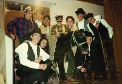 El teatro siempre ha estado muy arraigado a la localidad de Hacinas