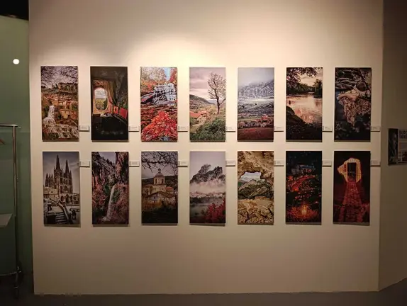La muestra recorre desde rincones del mundo hasta lugares de Burgos