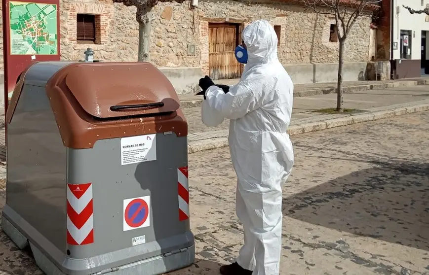 Desinfección del Departamento de Vías y Obras de la Diputación (7)