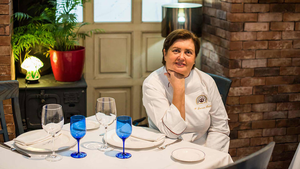 María Luisa en su restaurante de Madrid
