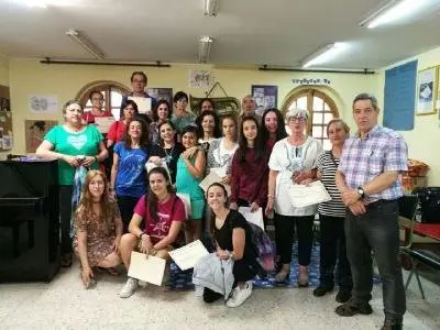 Curso de canto organizado por la escuela municipal