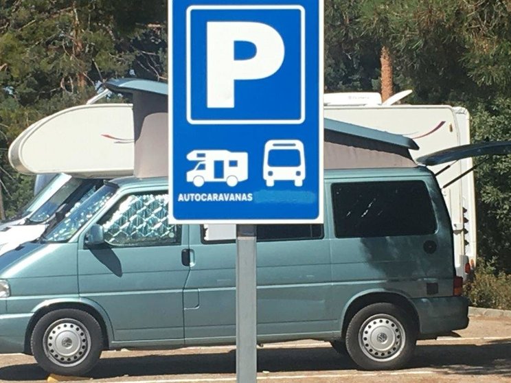 Señalización Parking Caravanas