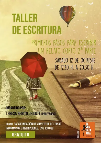 FECHA DEL SEGUNDO TALLER DE ESCRITURA CREATIVA