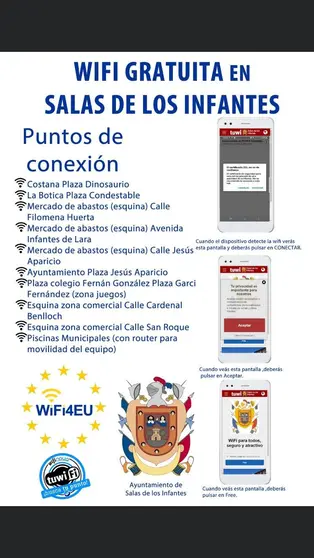 WIFI EN SALAS DE LOS INFANTES