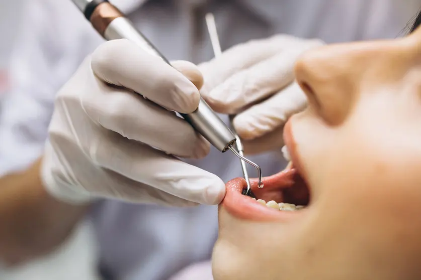 Paciente en el dentista