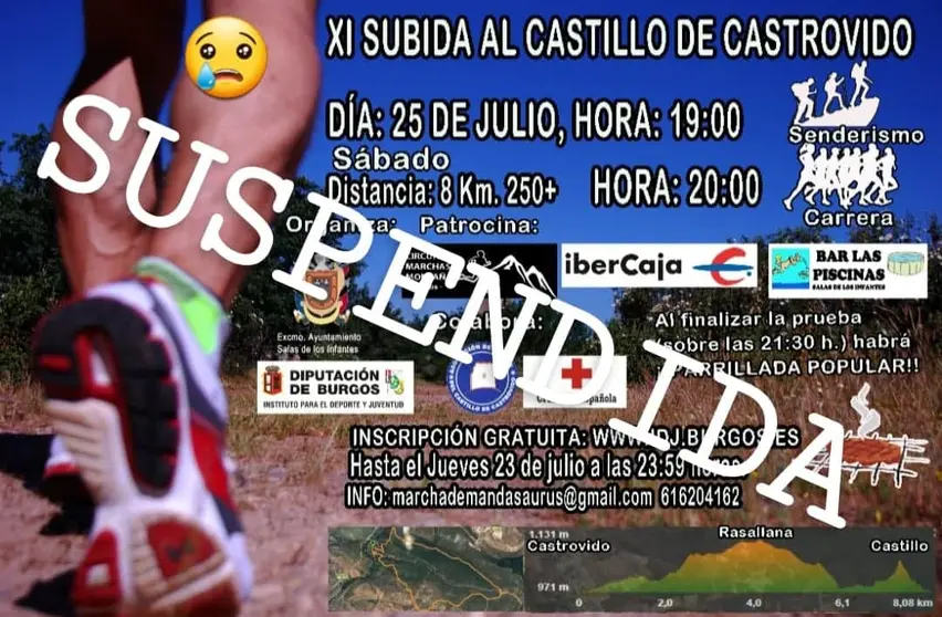 susupendida subida al castillo