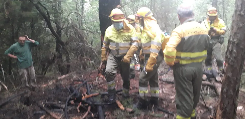 INCENDIO EN ALDEA DEL PINAR