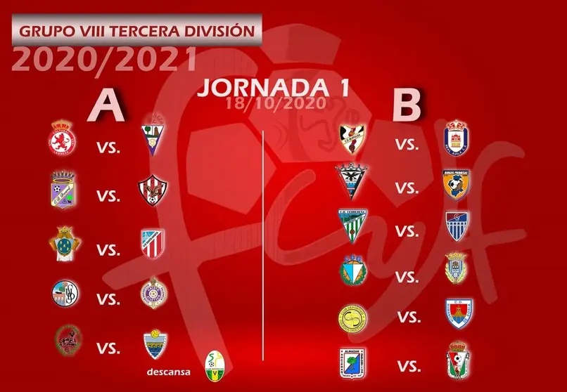 calendario 3ª división