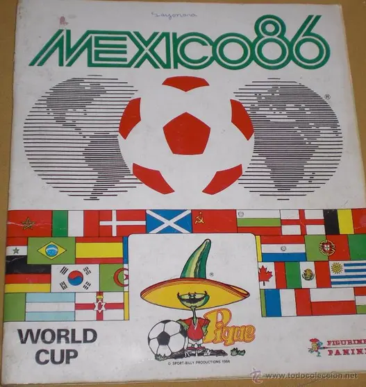 ALBUM DE CROMOS DE MEXICO 86