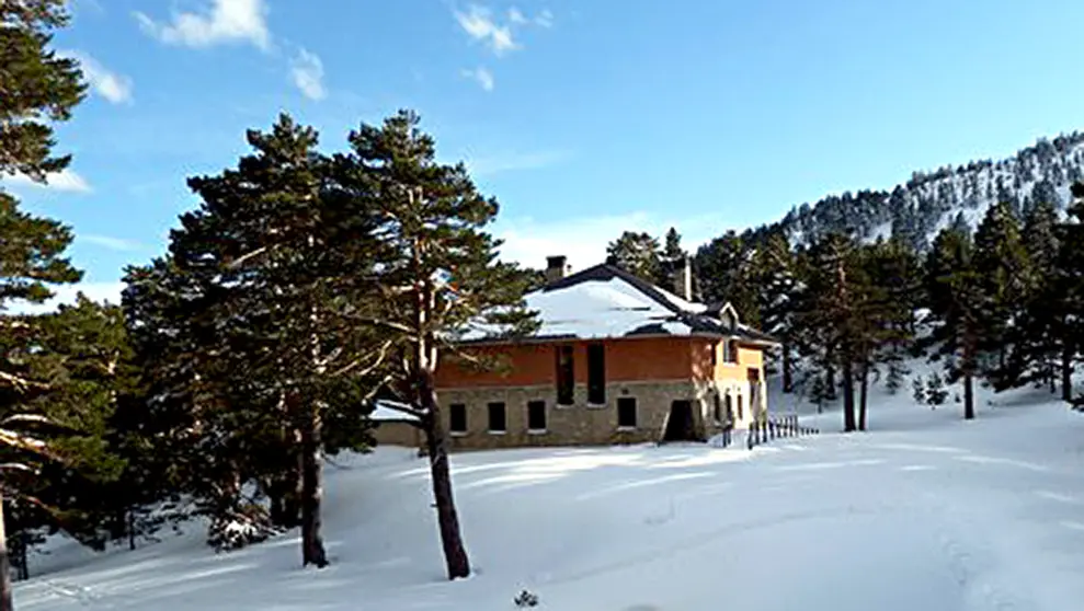 Albergue durante la temporada invernal