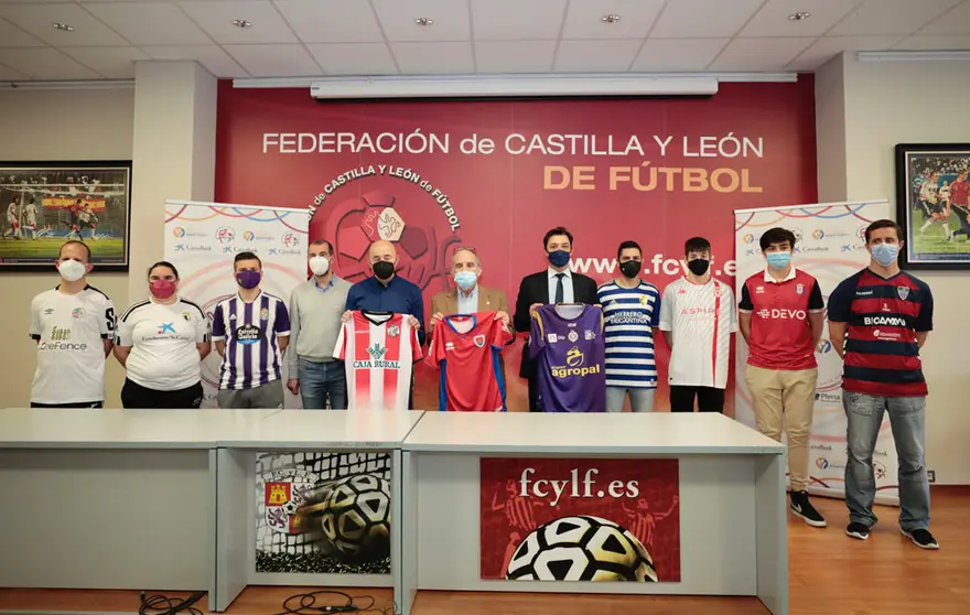 Sede de la FCYLF en Arroyo de la Encomienda. Presentación del Programa de fútbol inclusivo "+ QUE GOLES, la diferencia nos hace iguales" Foto Carlos Espeso