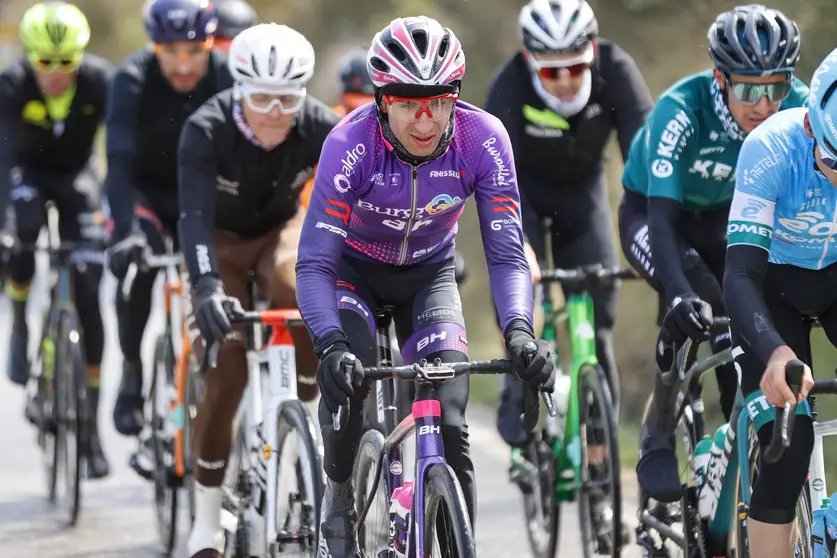 GP Miguel Indurain 2022 - 31st Edition - Estella Lizarra - Estella Lizarra 203,2 km - 02/04/2022 - Oscar Cabedo (ESP - Burgos - BH) - photo Luis Angel Gomez/SprintCyclingAgency©2022