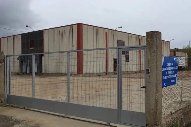 Matadero de Salas de los Infantes una vez cerrado durante esta primavera