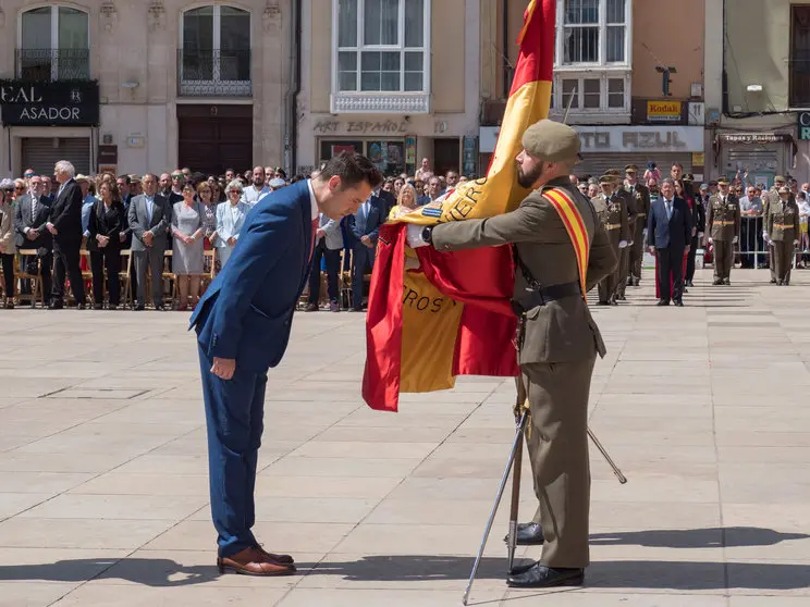 Jura de Bandera en Burgos