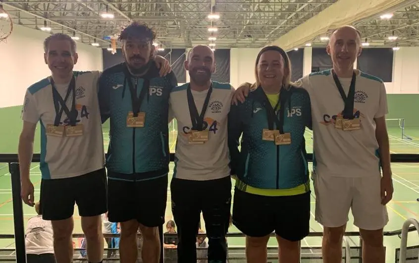 Delegación soriana de bádminton