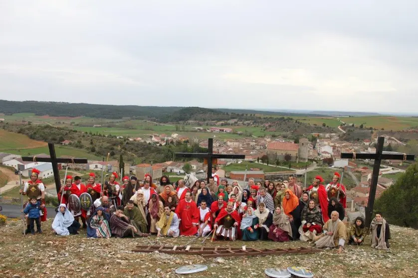 Araúzo de Miel. Vía Crucis, participantes