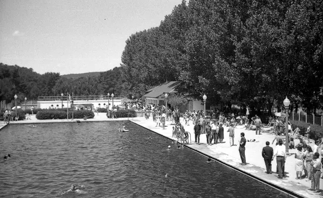 Piscinas de Navaleno en los años setenta