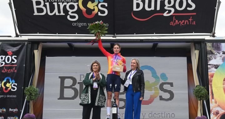 Demi Vollering, vencedora en la llegada a Lerma/Vuelta a Burgos