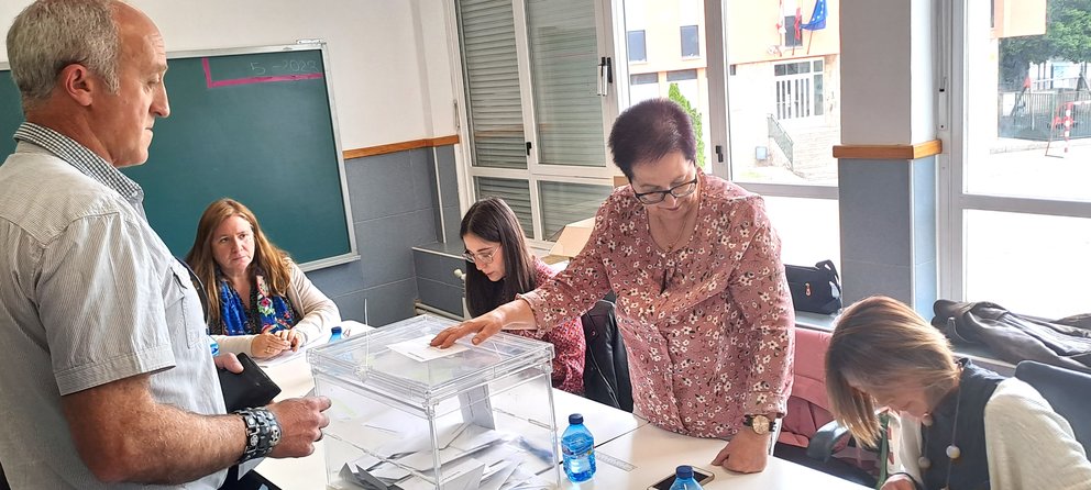 Votación en Navaleno
