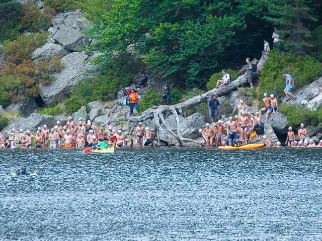 Travesía a Nado de La Laguna Negra en una imagen de archivo