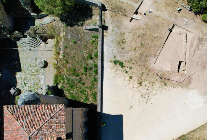 Vista aérea de San Pedro de Arlanza