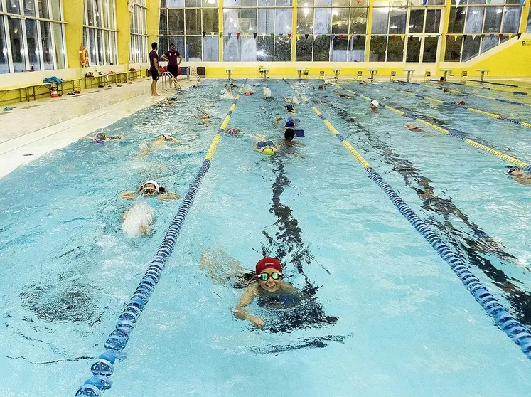 Piscina cubierta del complejo de El Plantío