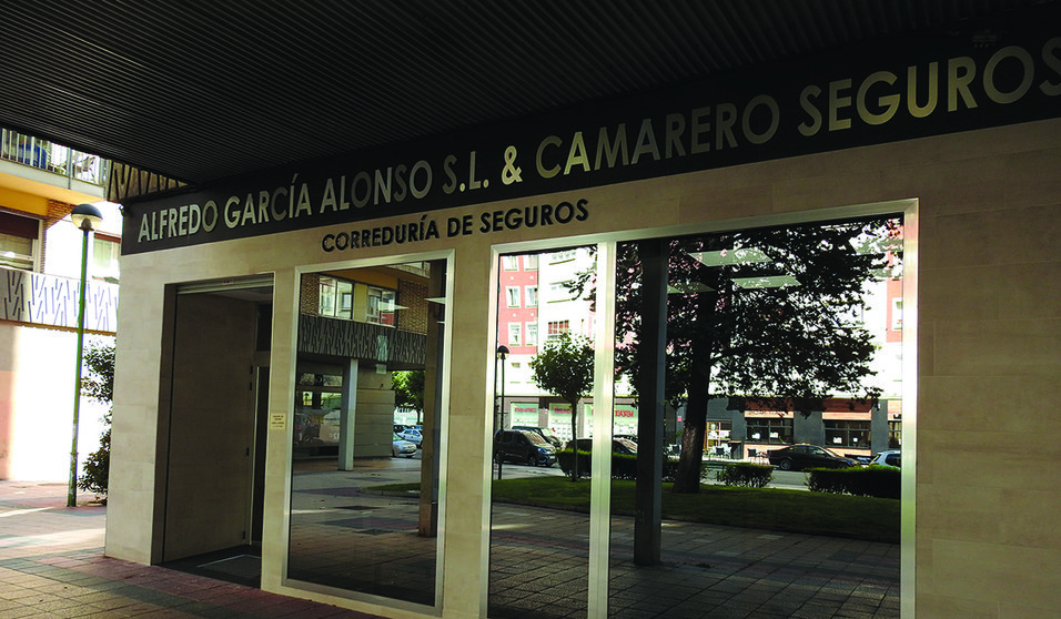 Instalaciones de la firma de Alfredo García y Camarero Seguros en la ciudad de Burgos
