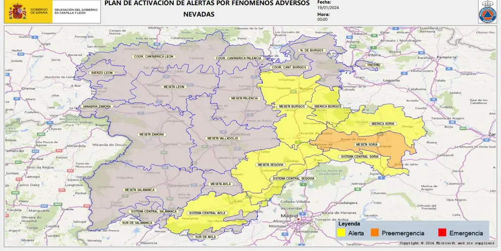 Prevención por el riesgo de nevadas (1)