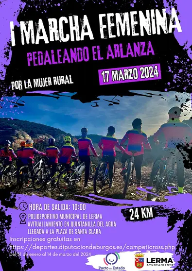 I Marcha en Bici Femenina "Pedaleando el Arlanza"