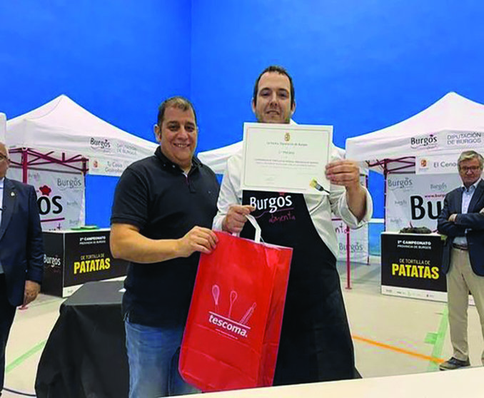 Luis Aberto Simón, del Restaurante 'El cenador' se llevó el tercer premio la pasada edición.