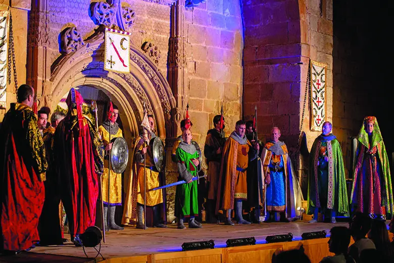 Representación de los 7 infantes de Lara, en una pasada edición