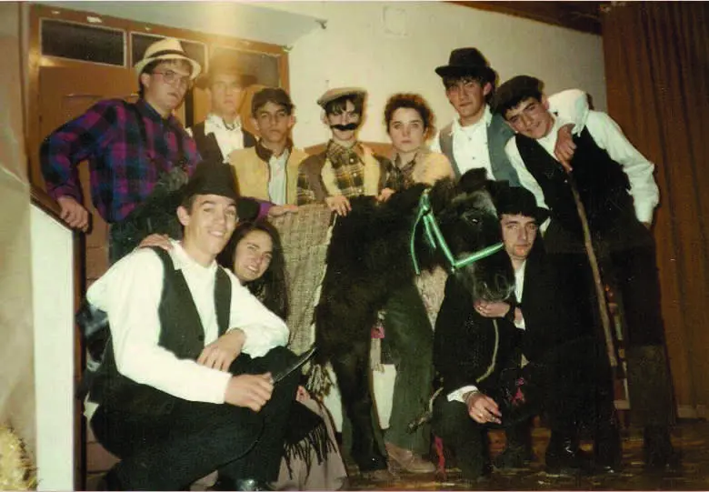 El teatro siempre ha estado muy arraigado a la localidad de Hacinas