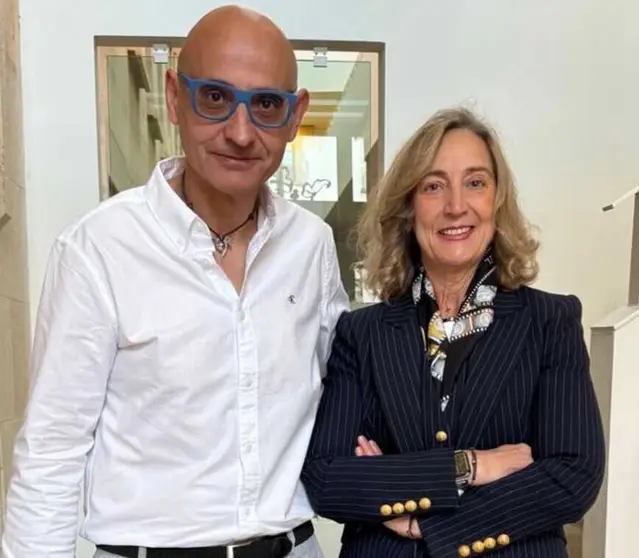 Fernando Jos&eacute; Castillo y Mar&iacute;a Sara L&oacute;pez P&eacute;rez, concejales de VOX en el Ayuntamiento de Soria