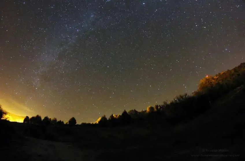 El cielo de Muriel Viejo considerado como uno de los mejores por su poca contaminaci&oacute;n lum&iacute;nica. Foto Ayuntamiento