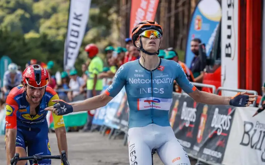 Onley entrando en meta/ Vuelta a Burgos