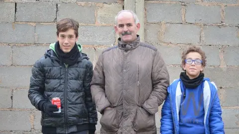 ADOLFO PIERNAVIEJA JUNTO A RUI Y MARIO