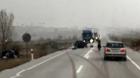 accidente abejar