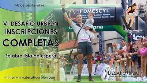 inscripciones compeltas vi desafio urbion