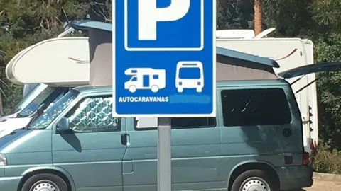 Señalización Parking Caravanas