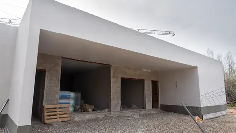 Estado actual de las obras del centro de salud. Fotografía: Beatriz Montero