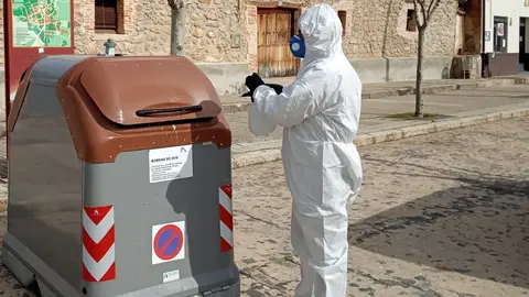 Desinfección del Departamento de Vías y Obras de la Diputación  (7)