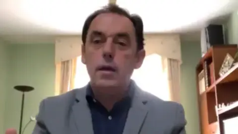 Benito Serrano, Presidente de la Diputación. Rueda de prensa 11 de mayo